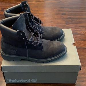 Black Suede Timberland boots